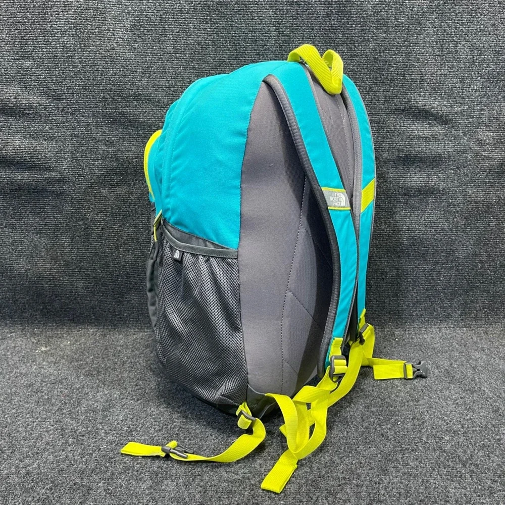 The North Face Wasatch Backpack C068 133  T118/T518 Teal/Grey/Yellow 35L Daypack